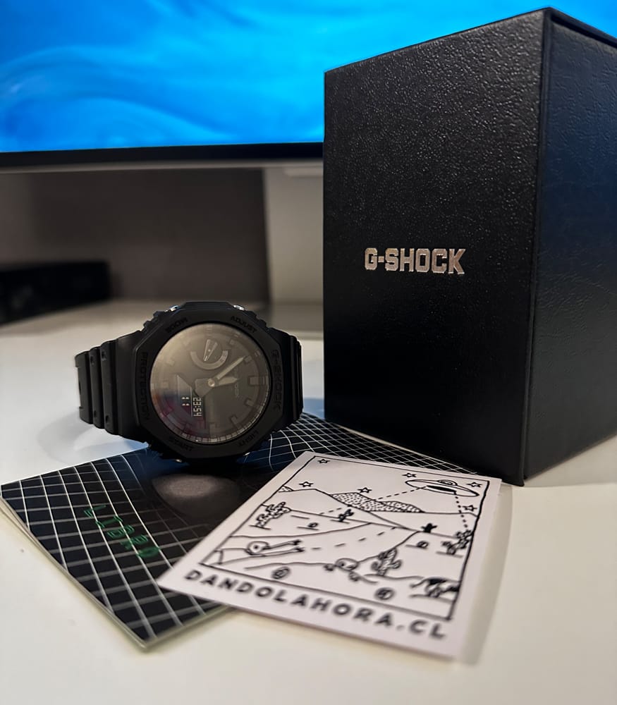 Customer photo review of Reloj Casio G-Shock Royal Oak "Casioak" GA-2100-1A1JF Carbon Core Negro JDM