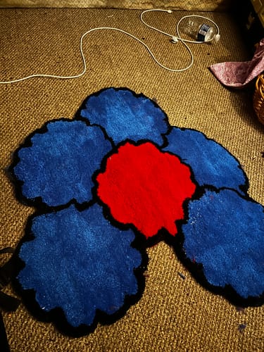Customer photo review of Tufting Starter Kit — Extra Fabric