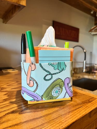 Customer photo review of Cut Loose Press, Tissue Tote Pattern