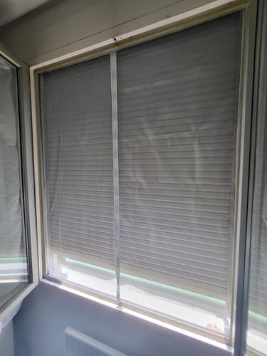 Customer photo review of Custom Magnetic Screen Door