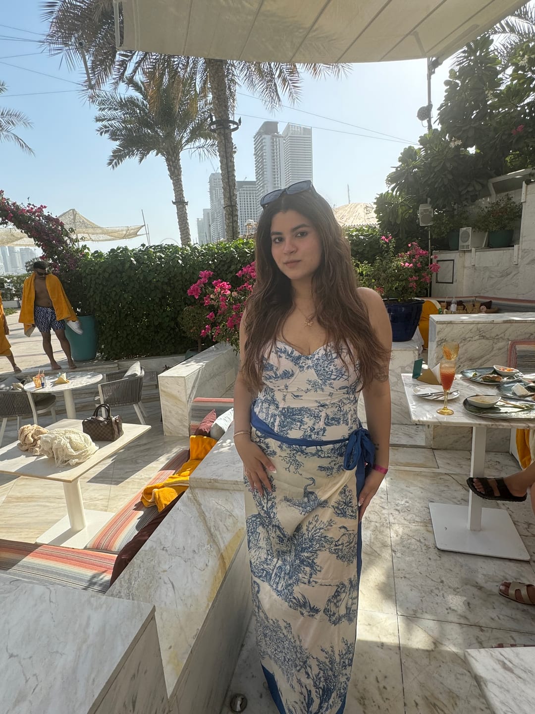 Customer photo review of Greece swimsuit with Sarong Skirt