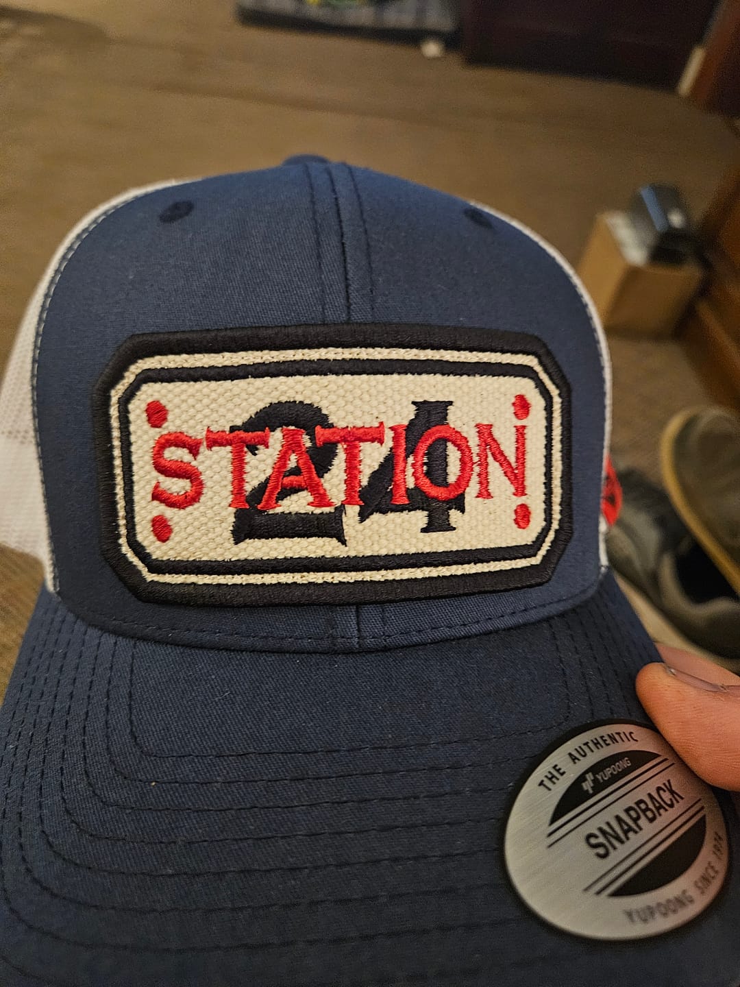 Customer photo review of LAYOVER DESIGN with custom back of hat