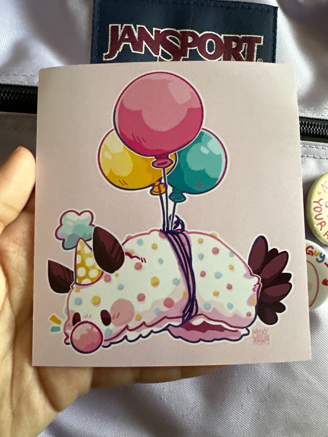 Customer photo review of Clown Sea Slug Mini Prints