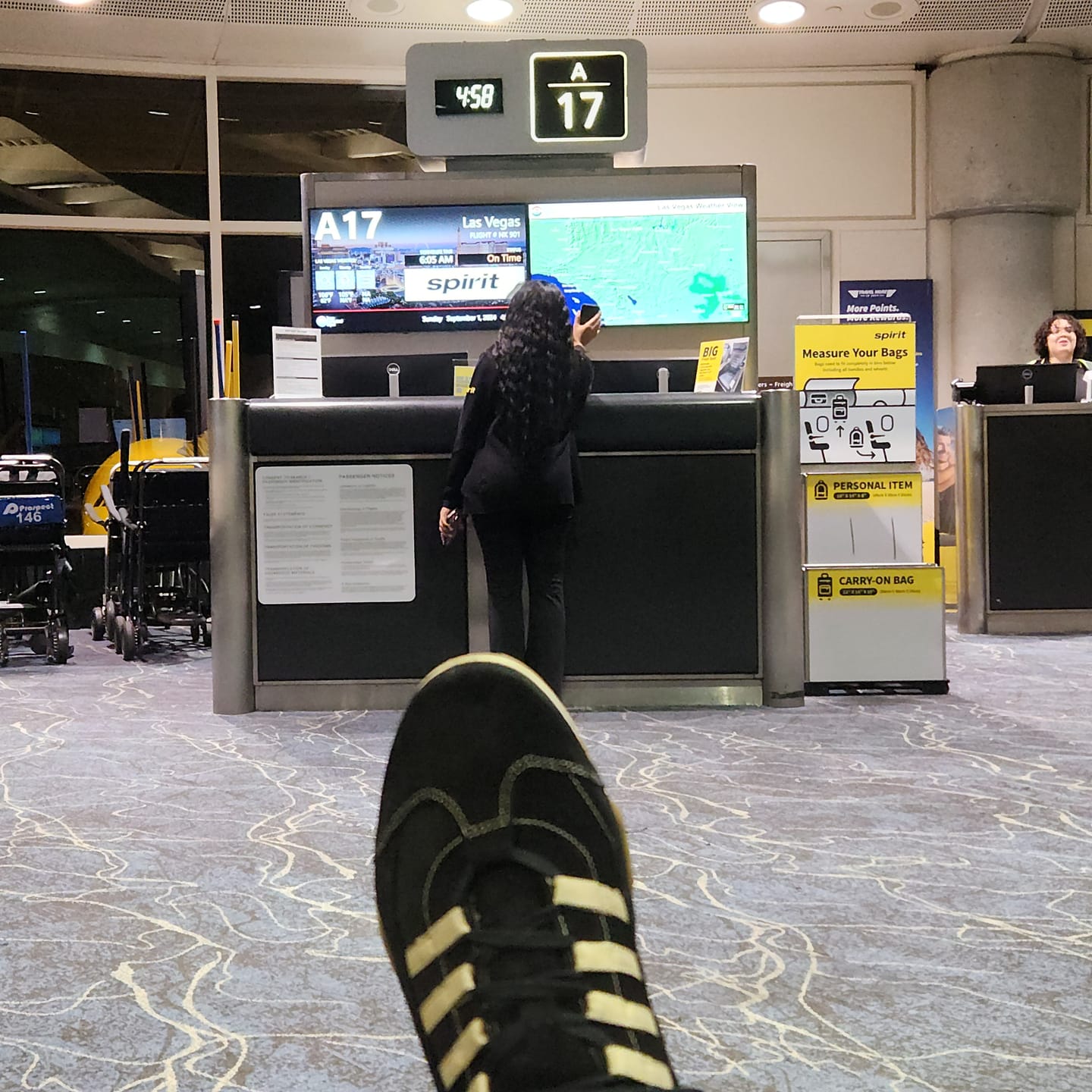 Customer photo review of Men's Racing Sneaker in Black & Gold Brushed/Sueded Napa