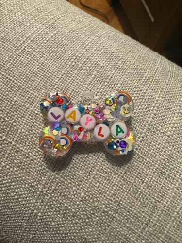 Customer photo review of pet tag