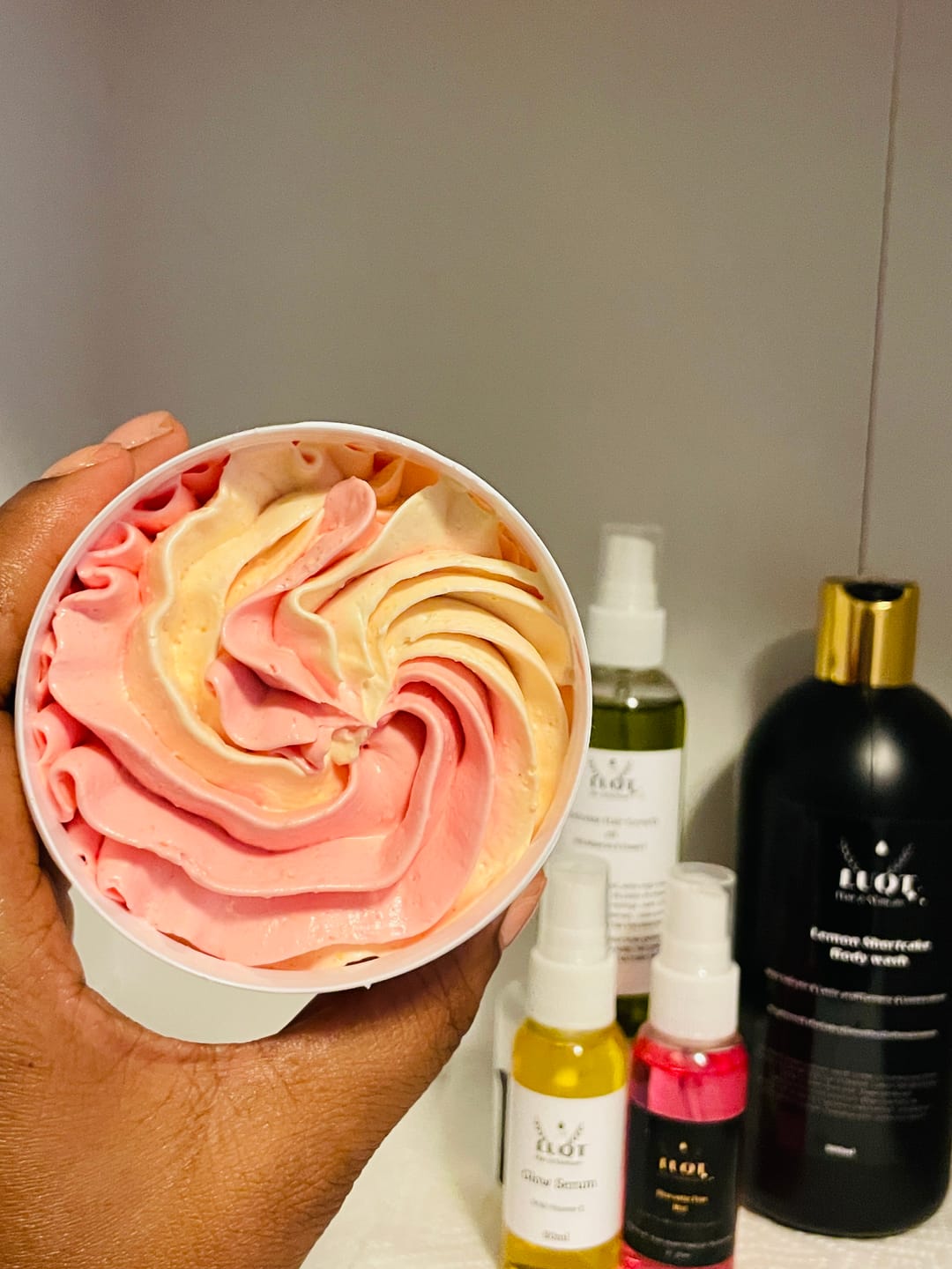 Customer photo review of Raw Unrefined Shea Butter