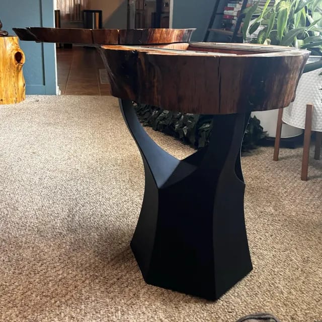Customer photo review of Coffee Table Base 106G Namu (Grand Size) 16H Modern Metal Furniture