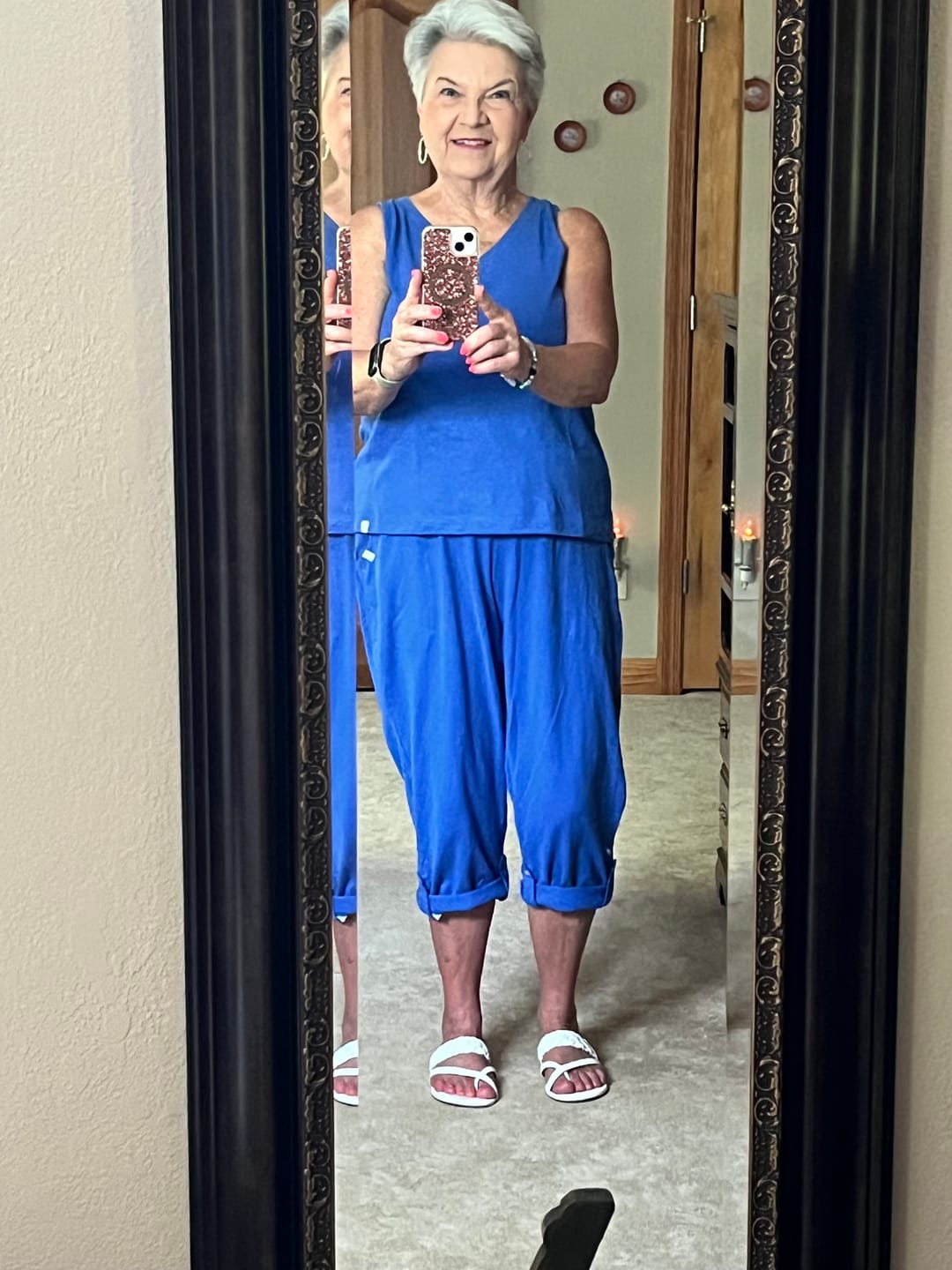 Customer photo review of Classic Beach Cotton Pants