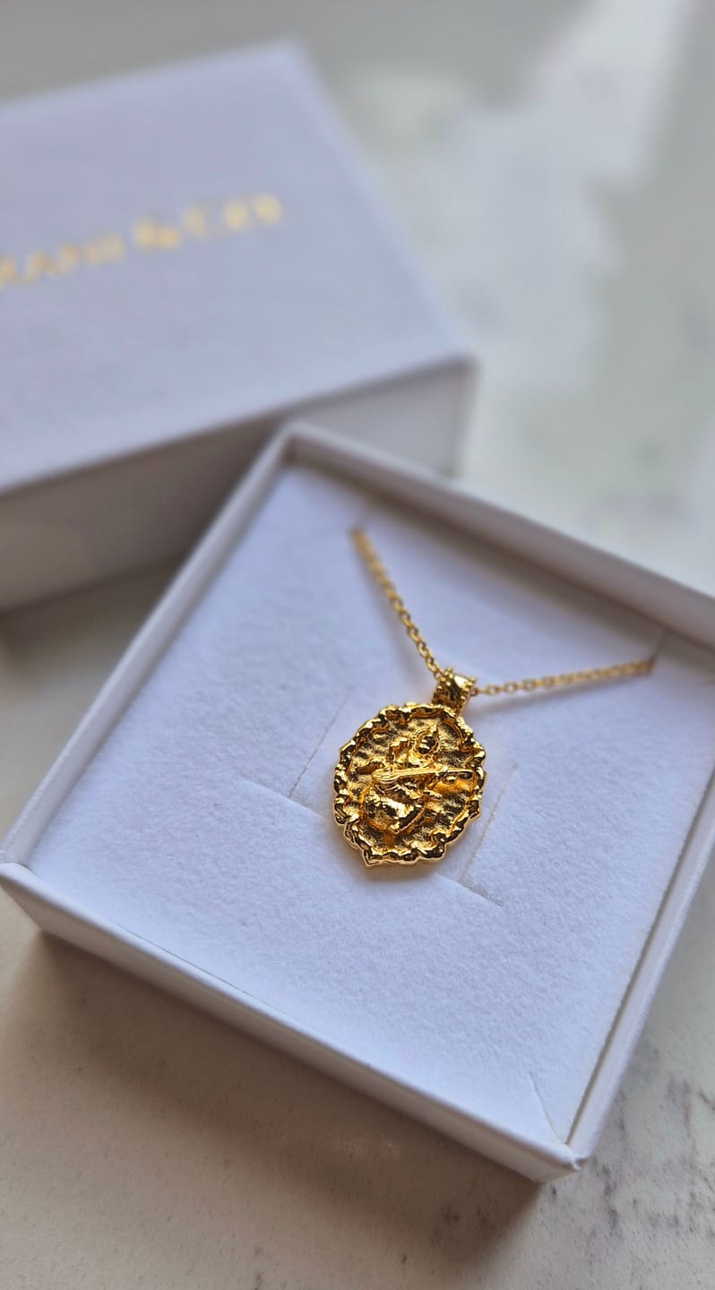 Customer photo review of Goddess Saraswati Necklace
