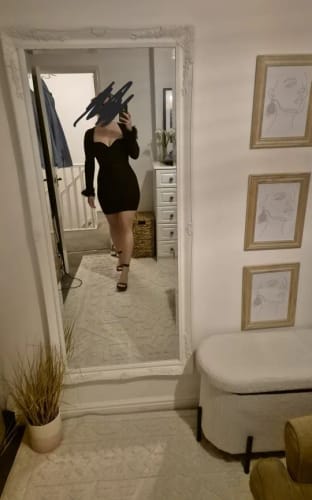 Customer photo review of Angie Mini Dress