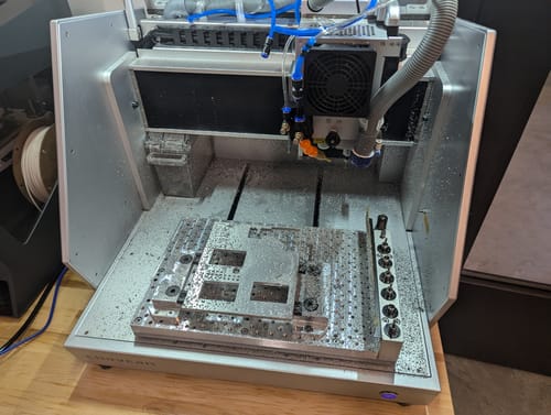 Customer photo review of Makera Carvera Fixture Tooling Plate