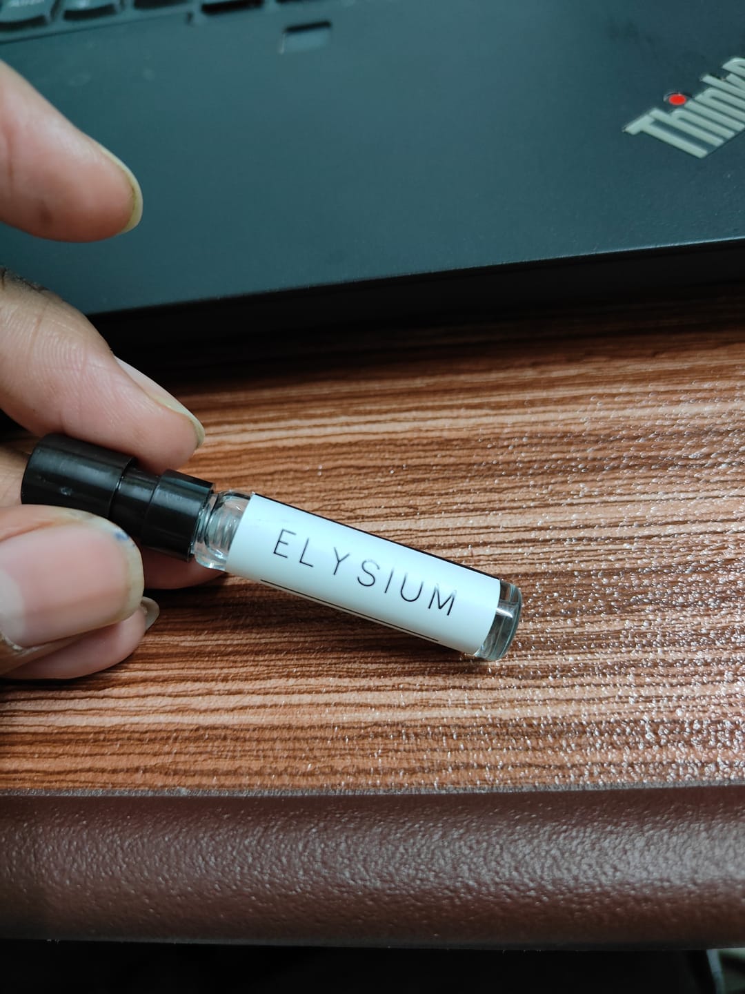 Customer photo review of EM5™ Elysium Perfume for Men | Aromatic Citrus Amber Fresh Spricy Fragrance | Luxury Gift for Him | Variants Available: 50 ml Spray / 15 ml Spray / 10 ml Non-Alcoholic Roll On