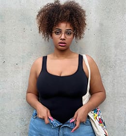 Customer photo review of 360° Max Tummy Control Tank, Black