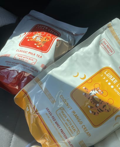 Customer photo review of Classic Milk Tea - Whey Protein Isolate