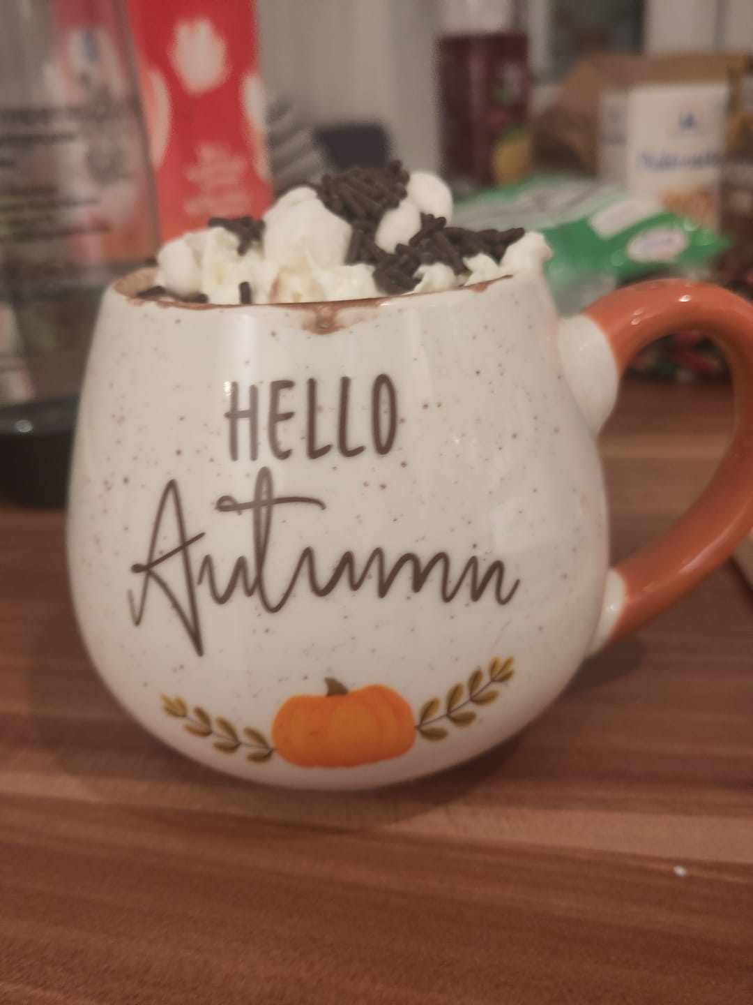 Customer photo review of Herbst-Tasse – Keramiktasse mit Herbstmotiv