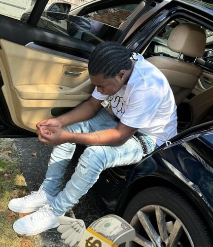 Customer photo review of Purple Brand T-Shirt