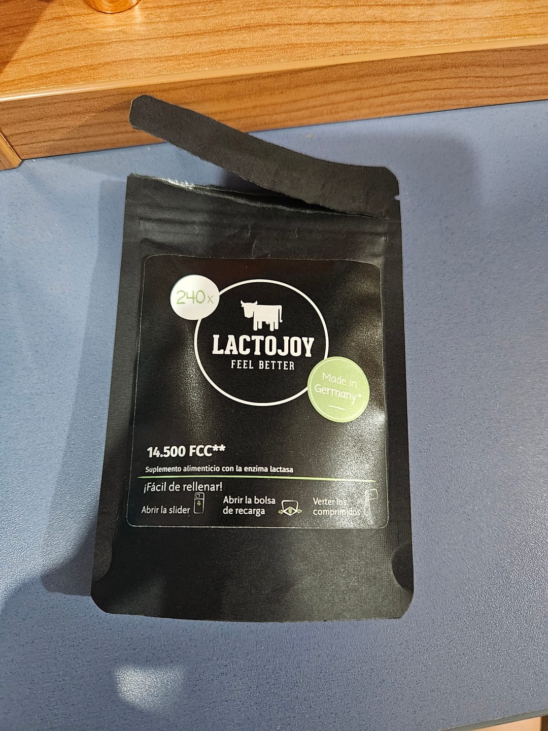 Customer photo review of LactoJoy Lactase Pills - 14.500 FCC - 240 pcs refill bag