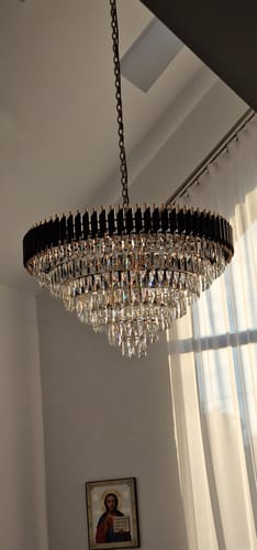 Customer photo review of Candelabru Cristal BLACK PANTHER 950mm