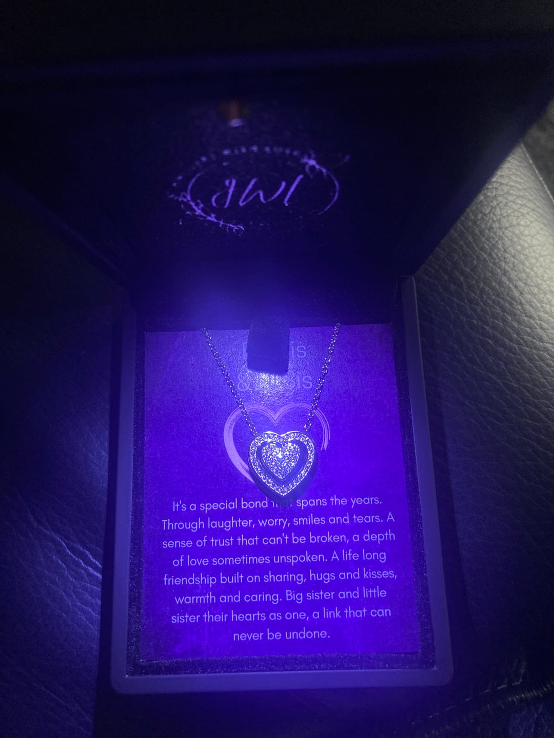 Customer photo review of Big Sis & Lil Sis 3 in 1 Trinity Heart Necklace - Sister6