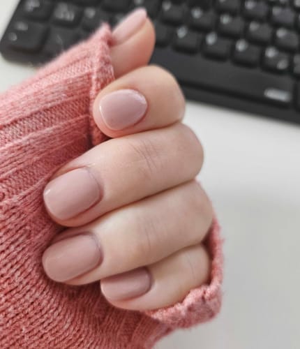 Customer photo review of Caramel Machiato Dipping Powder