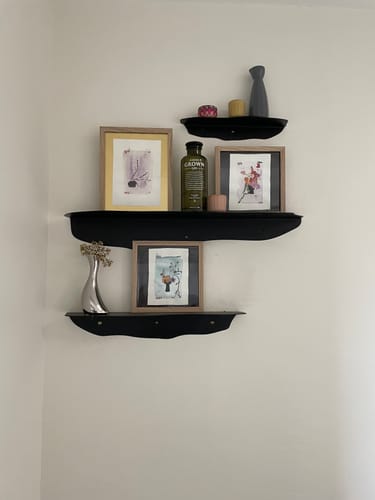 Customer photo review of FOLD Wavy Shelf 750