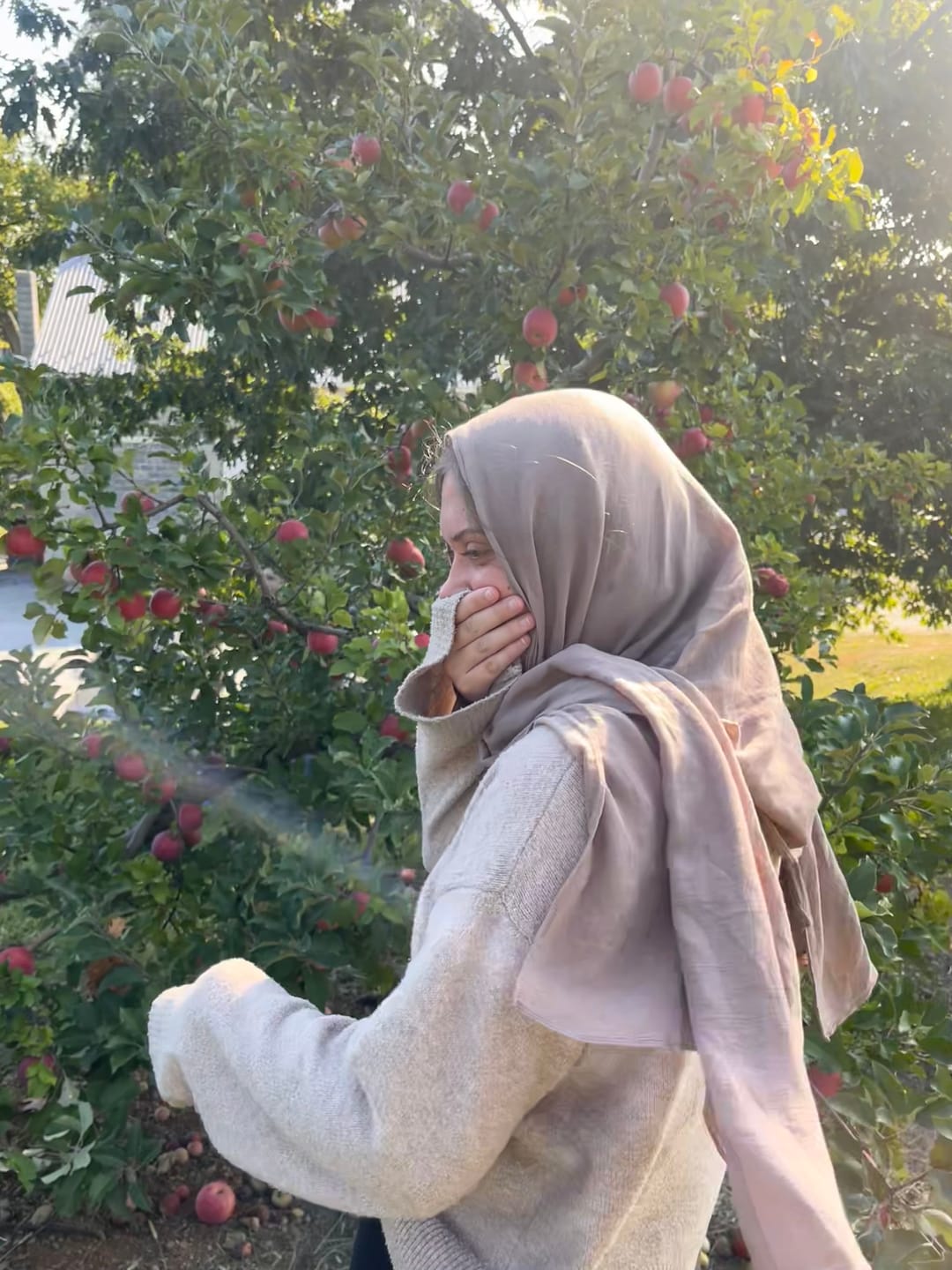 Customer photo review of Premium Modal Hijab - Olive
