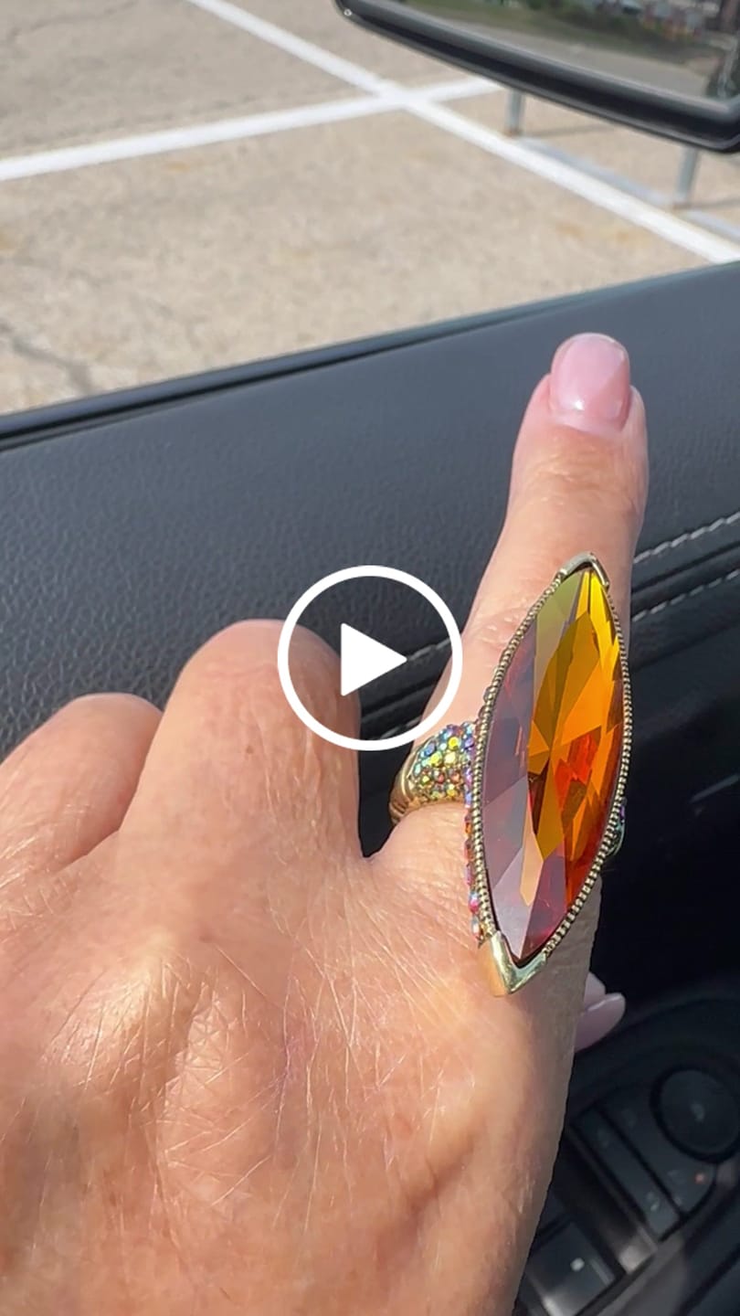 Customer video review of HEIDI DAUS®"Fabulous Feng Shui" Oversized Crystal Statement Ring