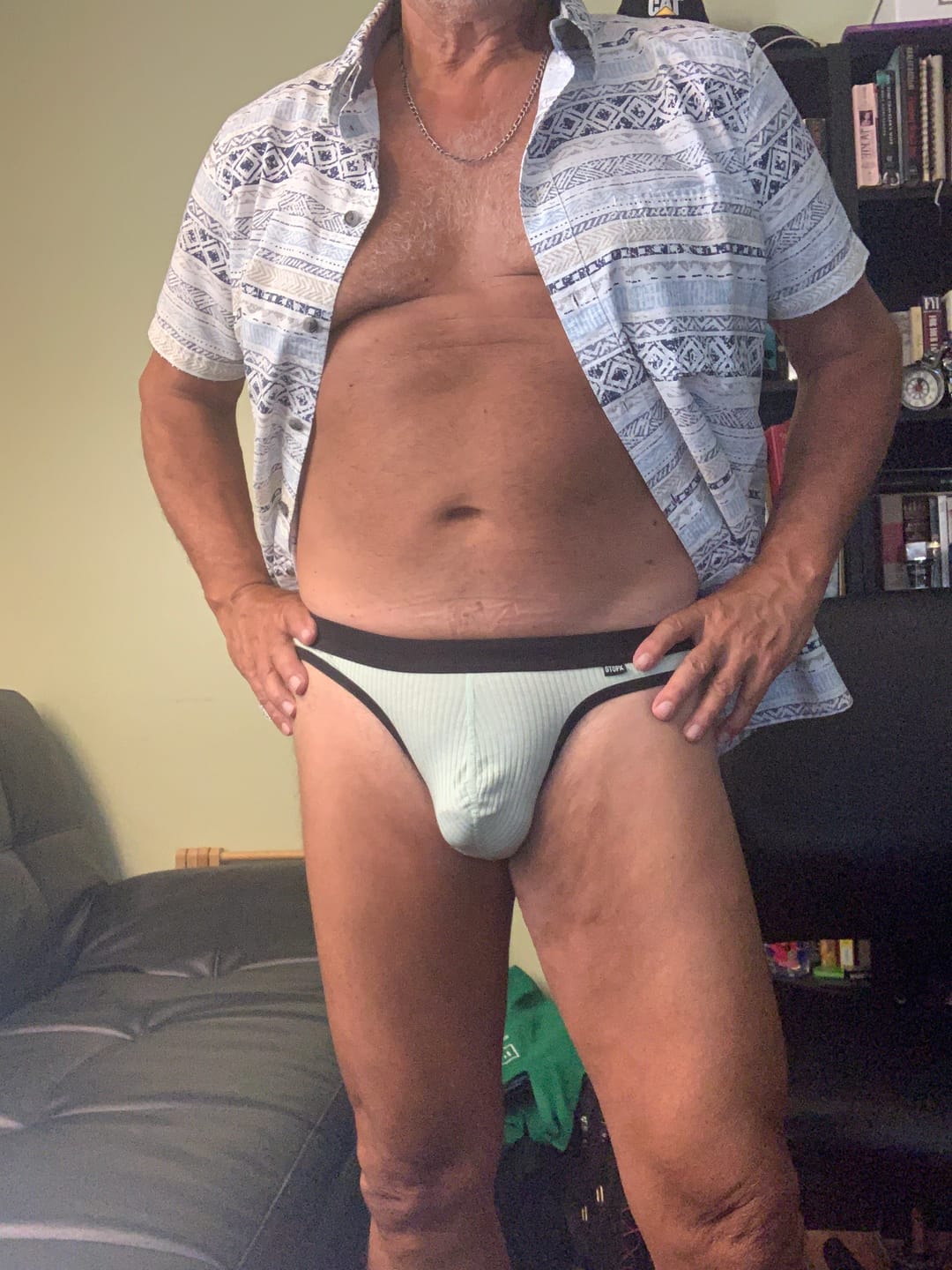 Customer photo review of 3 Pack Low Rise Soft Briefs With Support Pouch