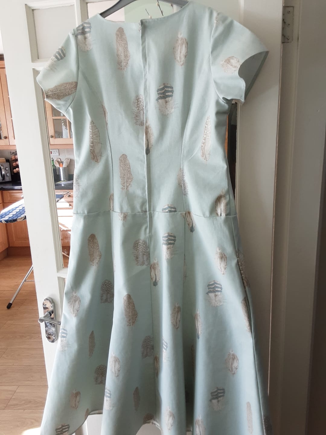 Customer photo review of Feathers Cotton Canvas Fabric