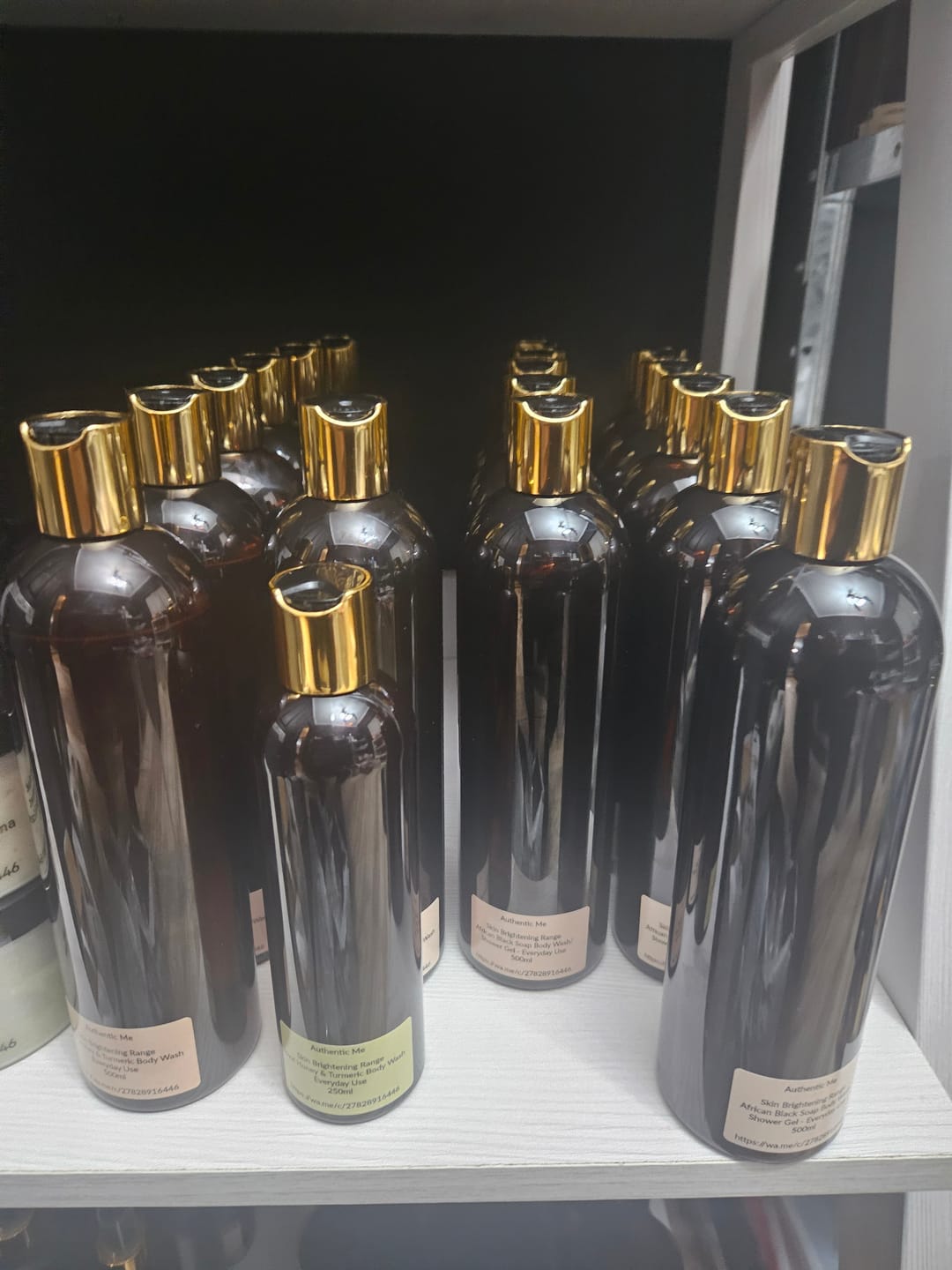 Customer photo review of 200 ml PET Boston Tall Bottle (24 mm neck) - No Closure - Amber