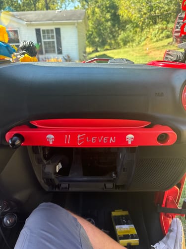 Customer photo review of Jeep JK & JKU Grab Bar