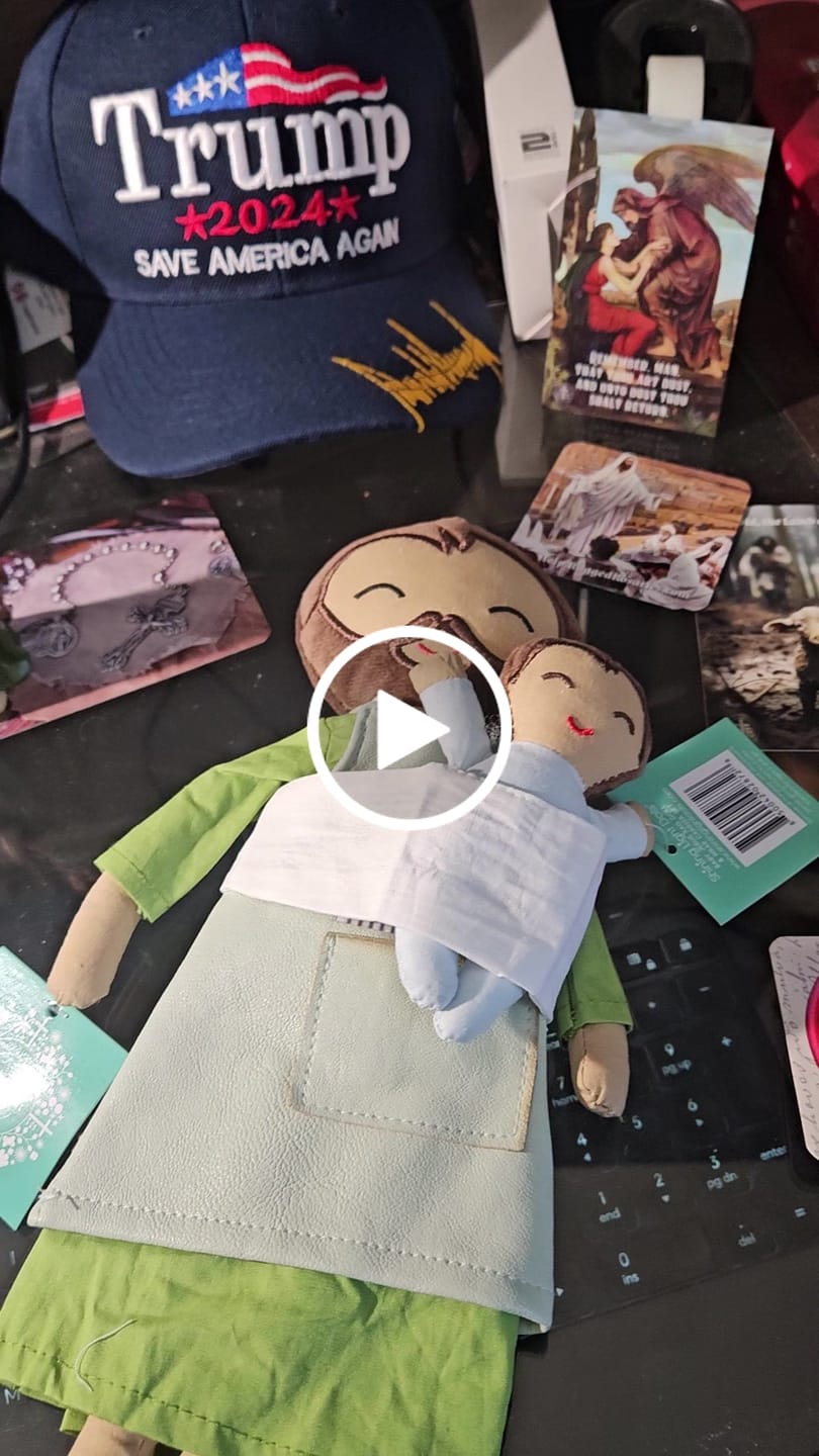 Customer video review of Baby Jesus Rag Doll & Wrap Carrier Set