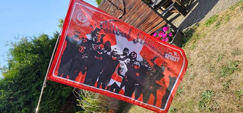 Customer photo review of Fahne inkl. Druck