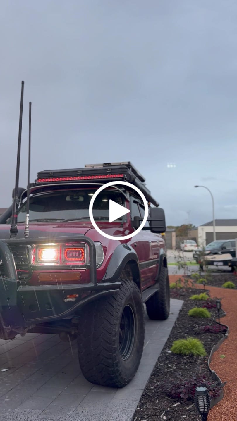 Customer video review of 4X6" LED Colour Chasing Headlights