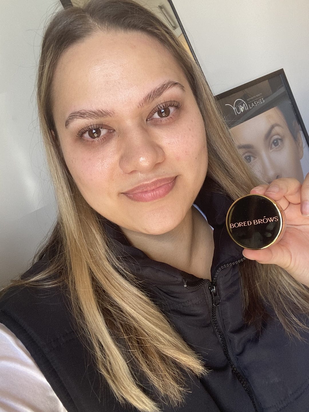 Customer photo review of Brow Styling Wax