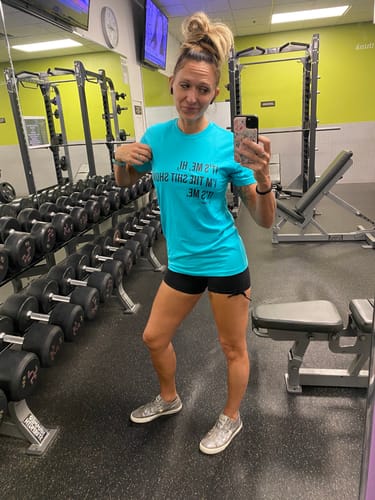 Customer photo review of Salty Savage Unisex "SHIT SHOW" Tee