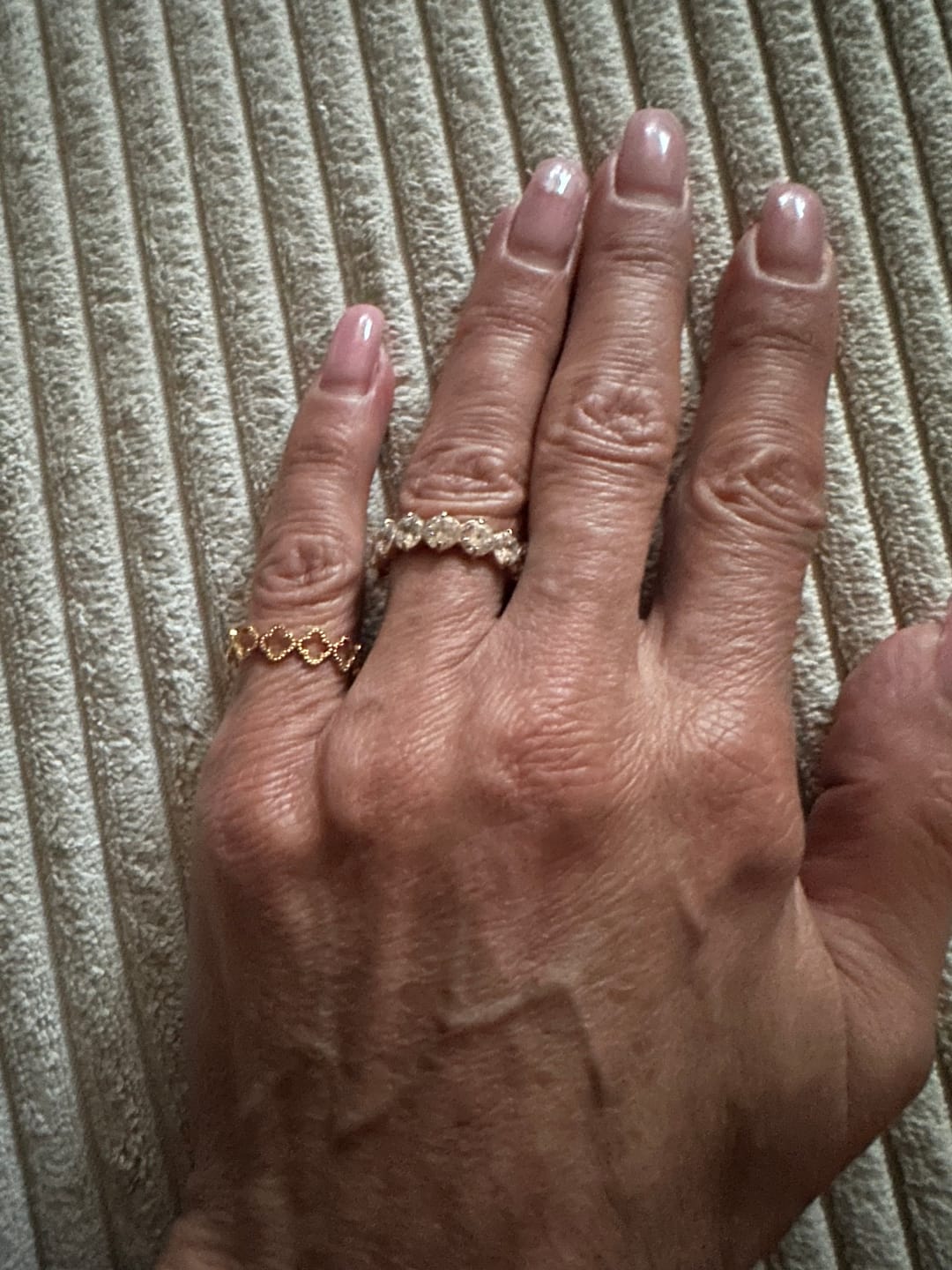 Customer photo review of Sunset Ring | 18K vergoldet