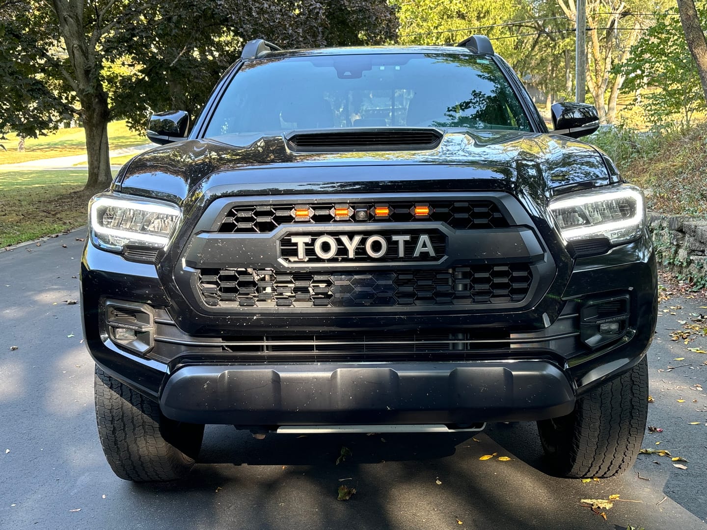 Customer photo review of 2016-2023 TOYOTA TACOMA RAPTOR LIGHTS FOR TRD PRO GRILL