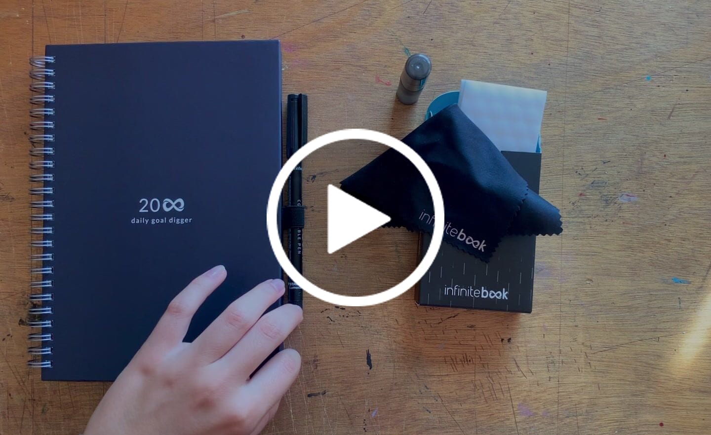 Customer video review of Infinitebook Planner A5 Blue