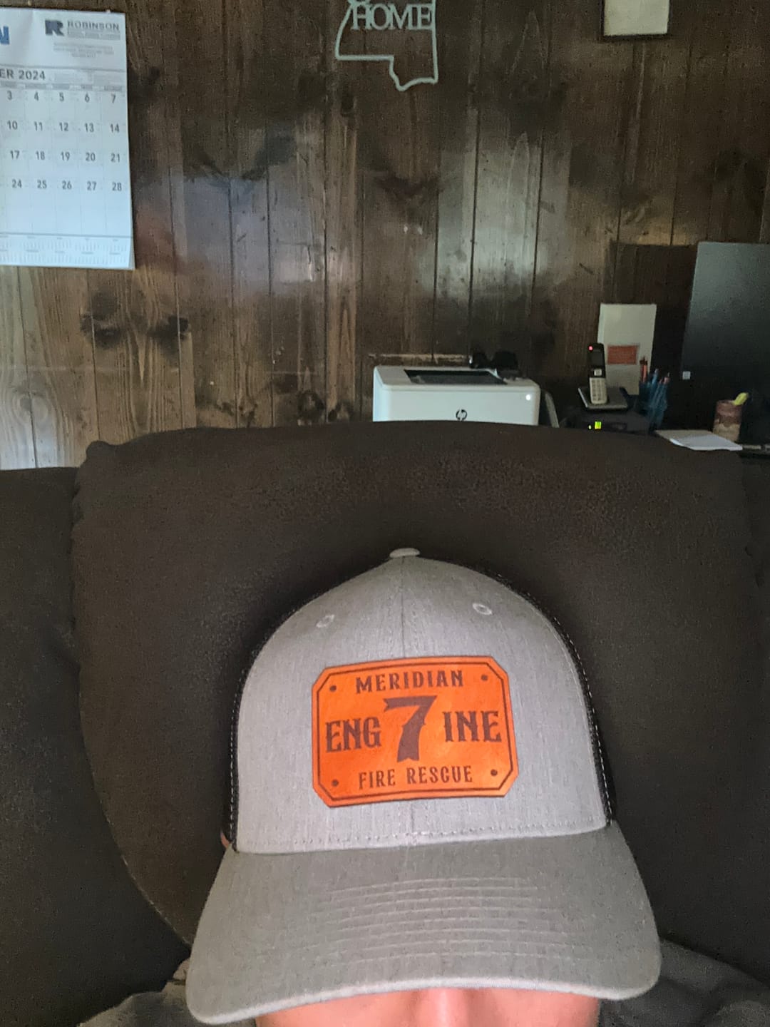 Customer photo review of Passport Leather Patch