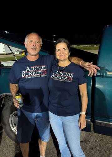 Customer photo review of Archie Bunker 24 Ladies Cotton Tee