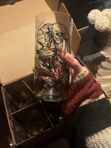 Customer photo review of Titanes - Juego de 6 Vasos