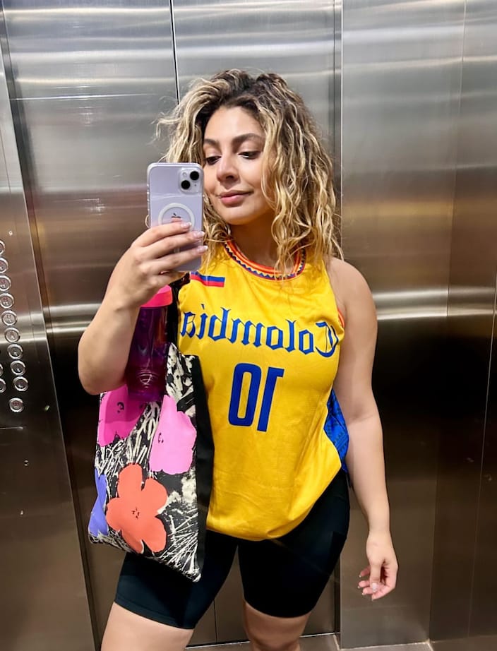 Customer photo review of Colombia Custom Basketball Jersey