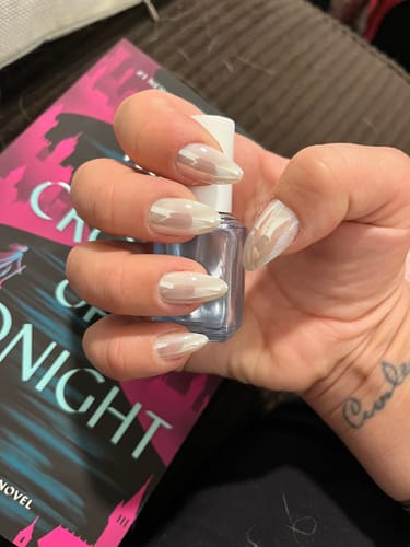 Customer photo review of Glazed Donut Press On Nails (24PC)