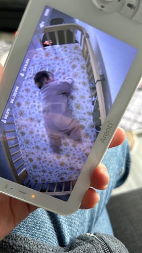 Customer photo review of Organic Cotton & Camel Wool Long Sleeve Sleep Sack With Legs 1.0 TOG - Dusty Pink