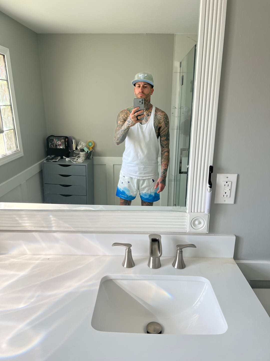 Customer photo review of 141 The Block Party Shorts