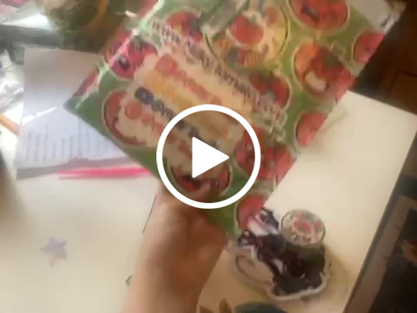 Customer video review of Blood Bag Demon Patch