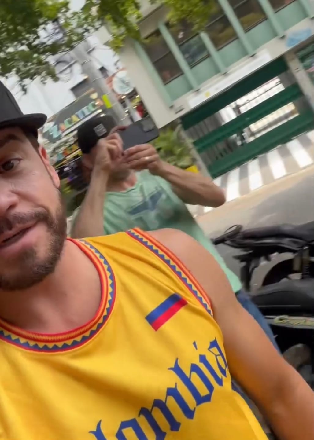 Customer photo review of Colombia Custom Basketball Jersey