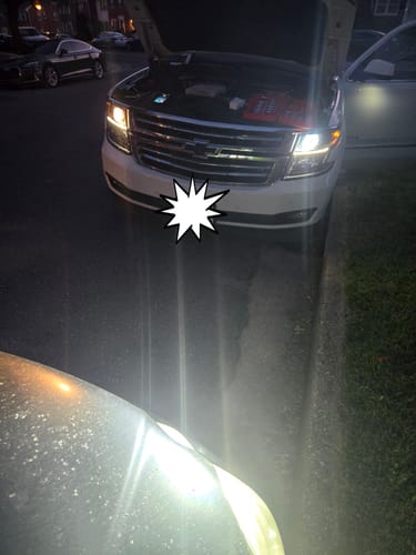 Customer photo review of Carifex Compact LED Headlight Sets