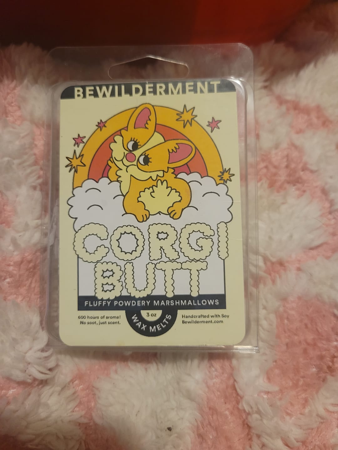 Customer photo review of Corgi Butt Wax Melts